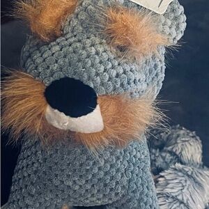 Giftable World | Corduroy Sammy Schnauzer w/Squeaker & Crinkle Ears | 9"